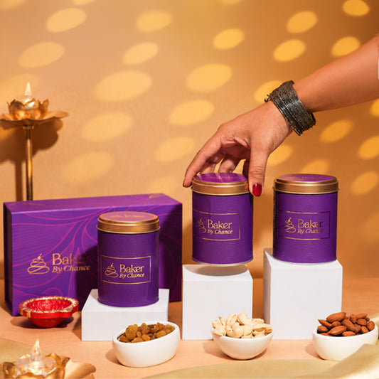 Tin Jar Dry fruit Hamper